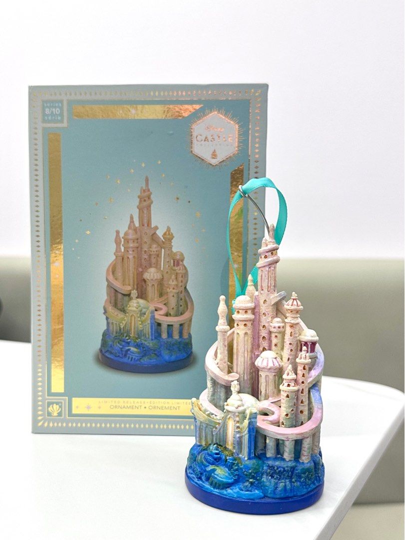 2021 ARIEL Disney Castle Collection the Little Mermaid Light Up