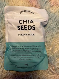 Little Retail PH chia seeds Organic Black 250g  /150 pesos