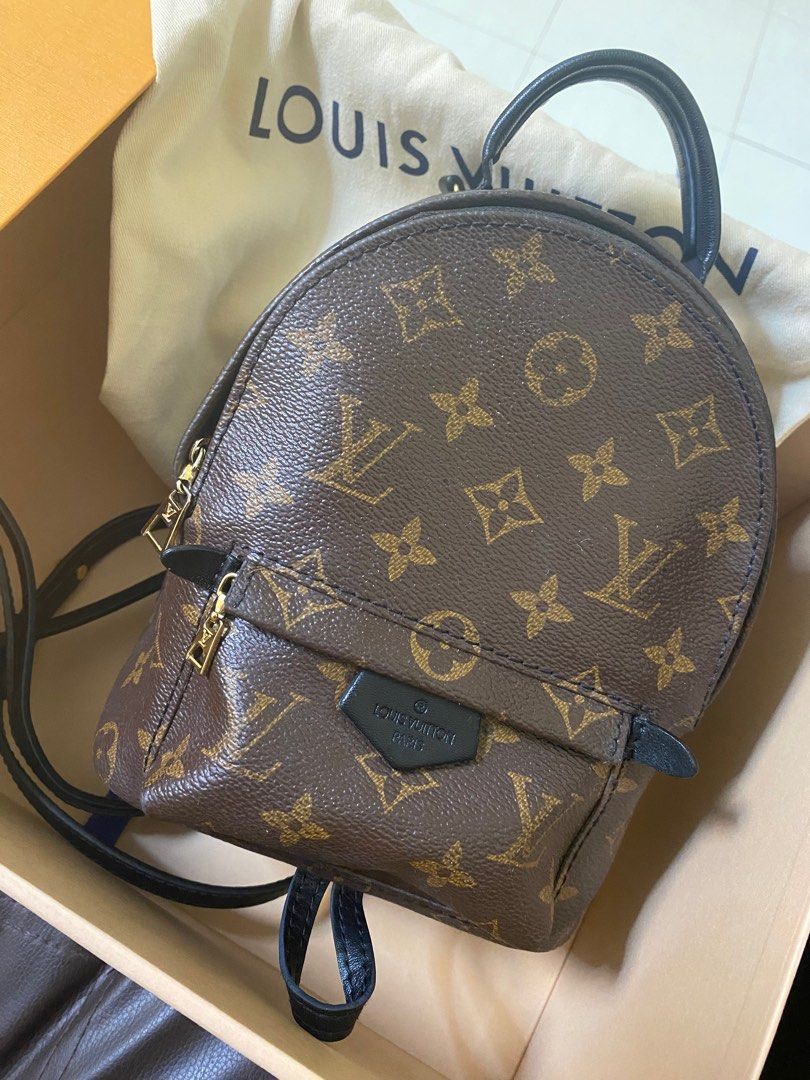 Louis Vuitton Monogram Canvas League of Legends Mini Palm Springs Backpack Gold Hardware, 2019 (Like New)