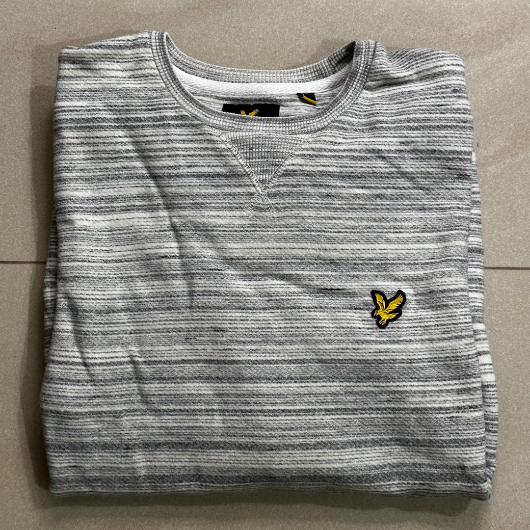 Lyle and scott space dye sweatshirt outlet