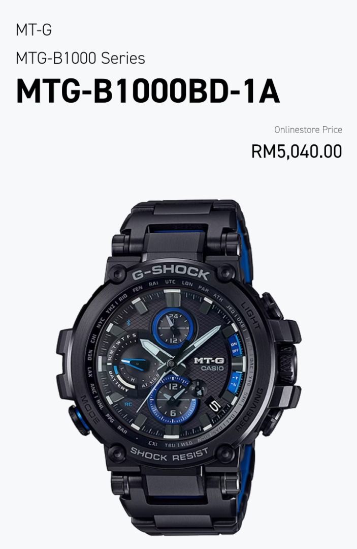 G shock mtg b1000 malaysia sales