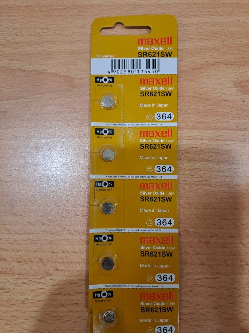 Maxell Watch Battery SR621SW, Everything Else, Others on Carousell
