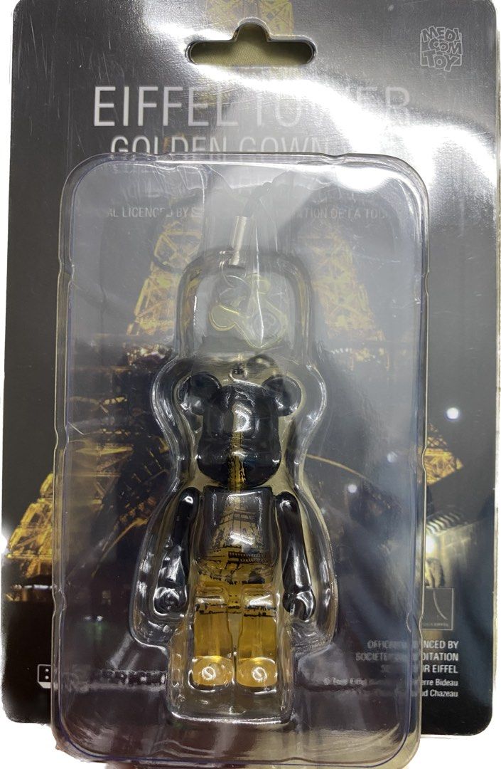 BE@RBRICK EIFFEL TOWER GOLDEN GOWN Ver.-
