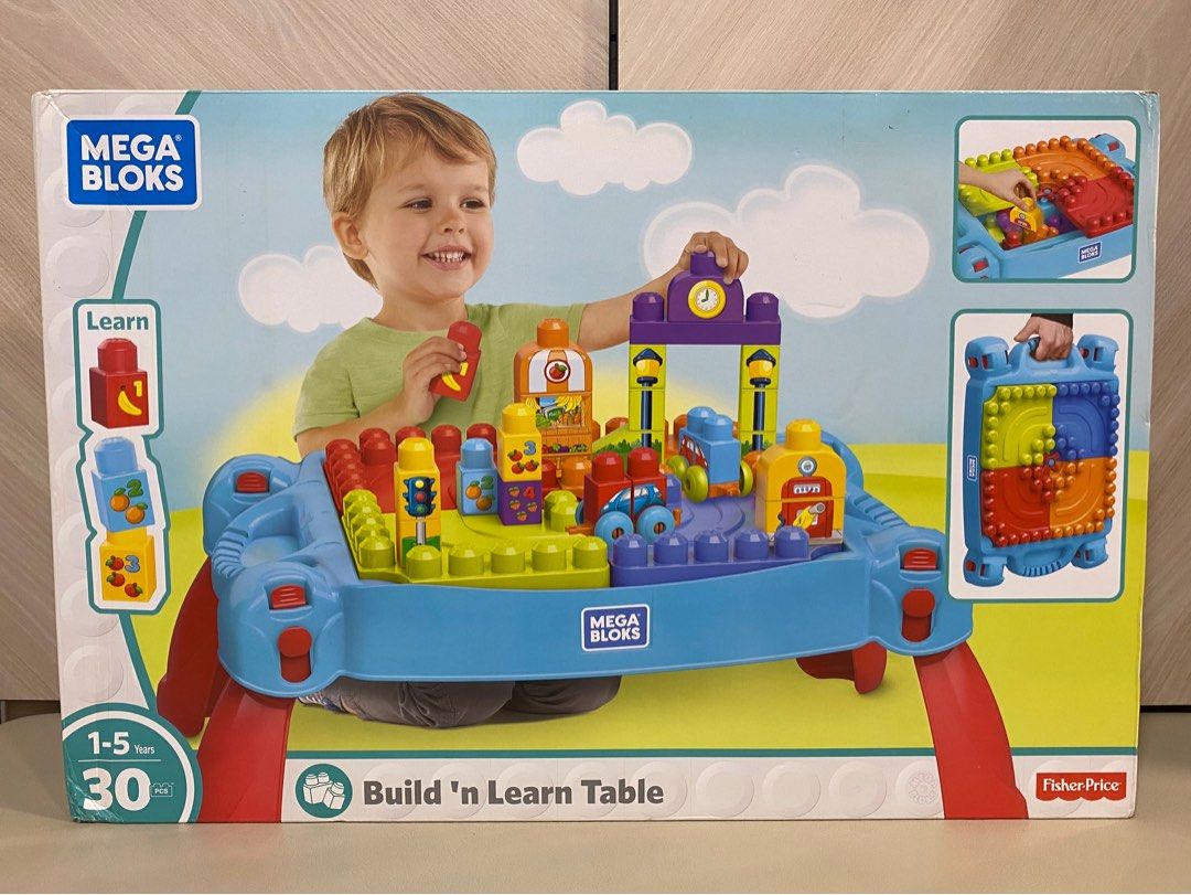 Mega bloks build & outlet learn table classic