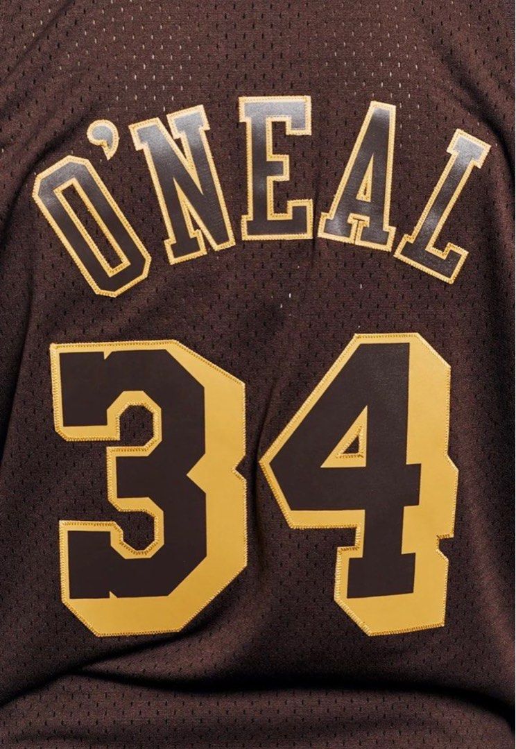 SHAQUILLE O'NEAL LOS ANGELES LAKERS 1996-97 HOME SWINGMAN JERSEY  SMJYGS18177-LALLTGD96SON