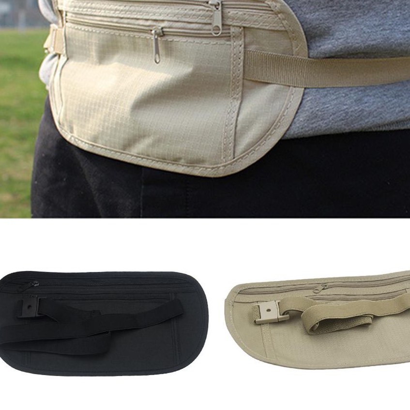 MONEY BAG WAIST BELT BELT ANTI THEFT ANTI THEFT MONEY STORAGE