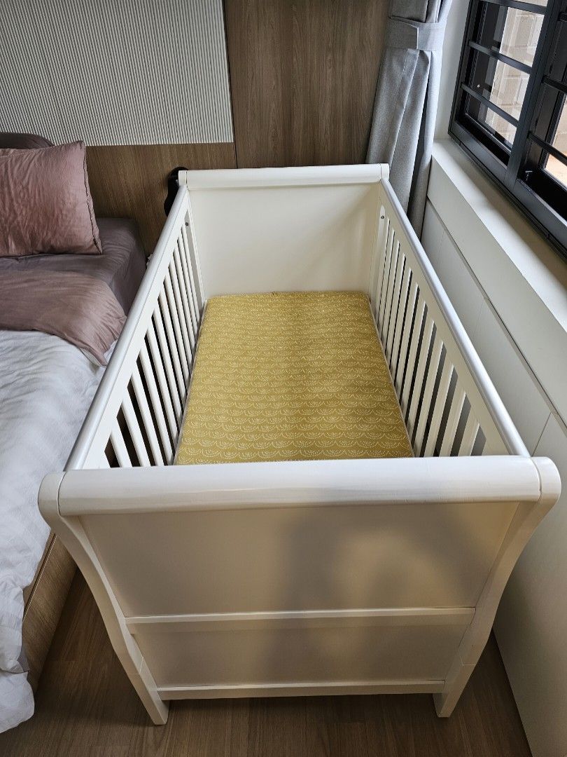Mothercare Sleigh Convertible Cot Bed