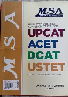MSA CET Reviewer (UPCAT/ACET/DCAT/USTET)