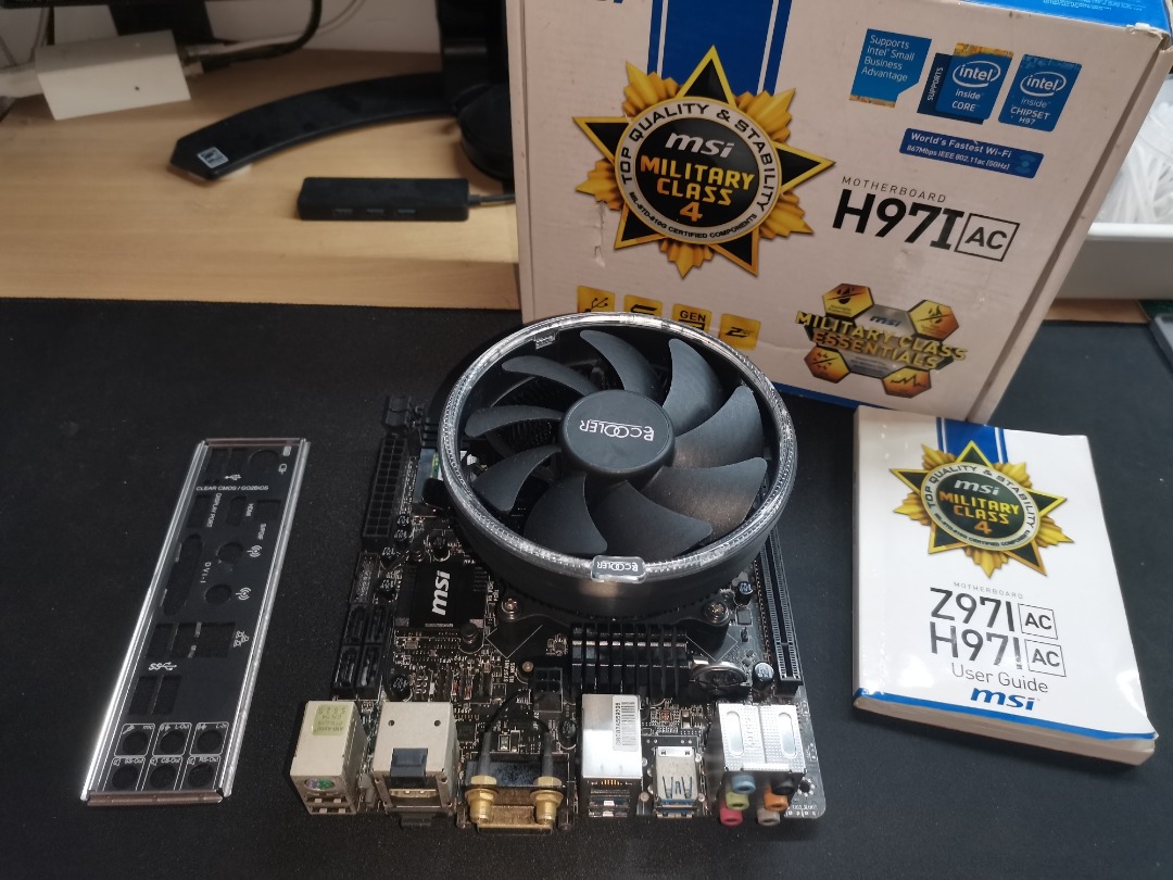 MSI H97I Motherboard w/ i7-4790 Processor Bundle, Computers & Tech ...