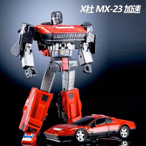 超速加速X-Transbots X社特巡隊MX-23 MX23 Overdrive 變形玩具MP比例