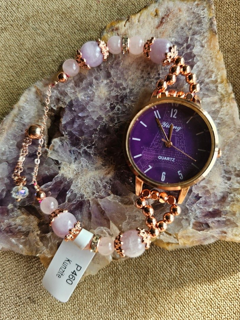 Natural Crystals: DIY Kunzite Watch, Women's Fashion, Watches &  Accessories, Watches on Carousell