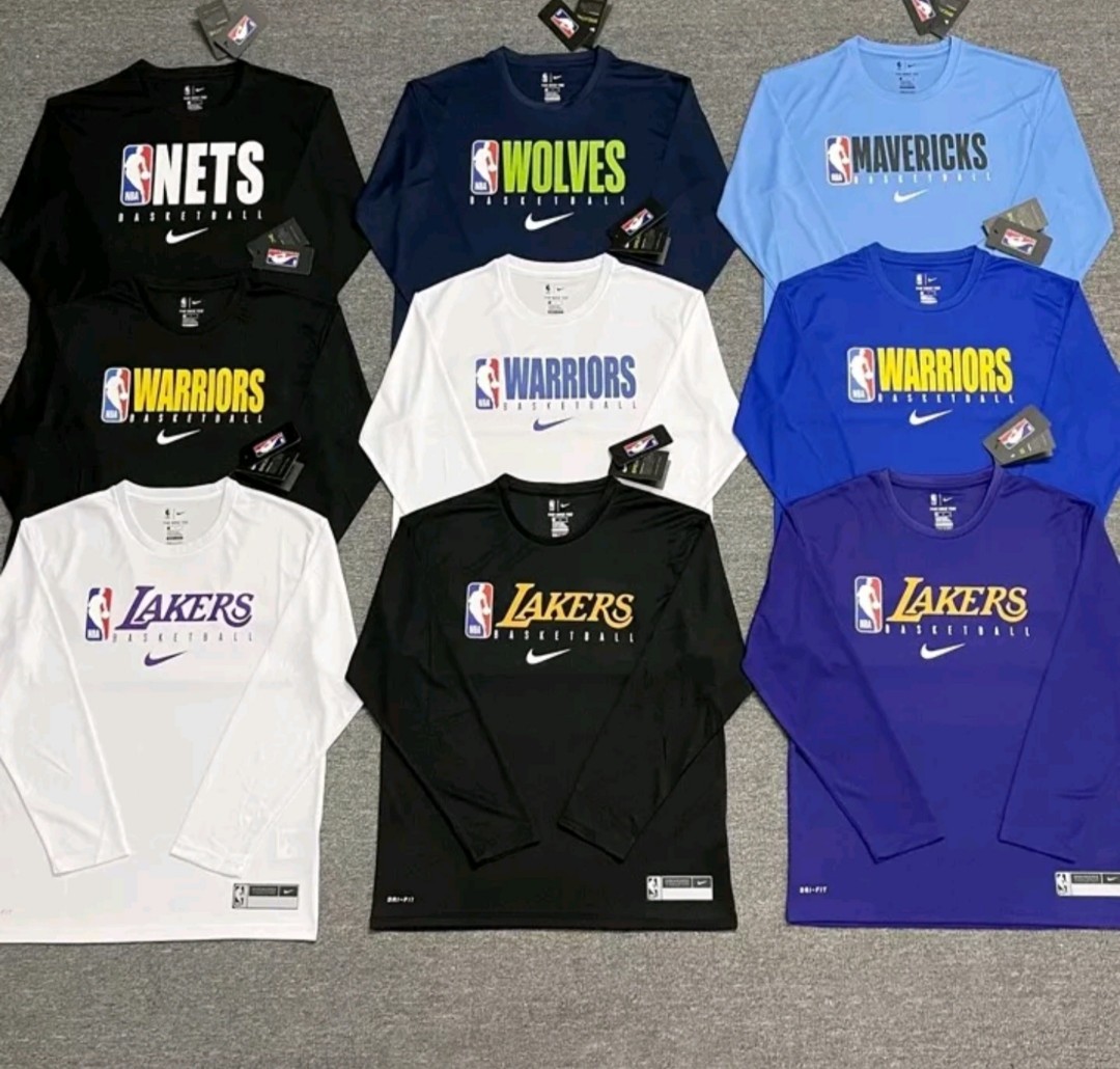 New NBA Los Angeles LAKERS Black Short Sleeve Performance Shooting Shirt  Medium