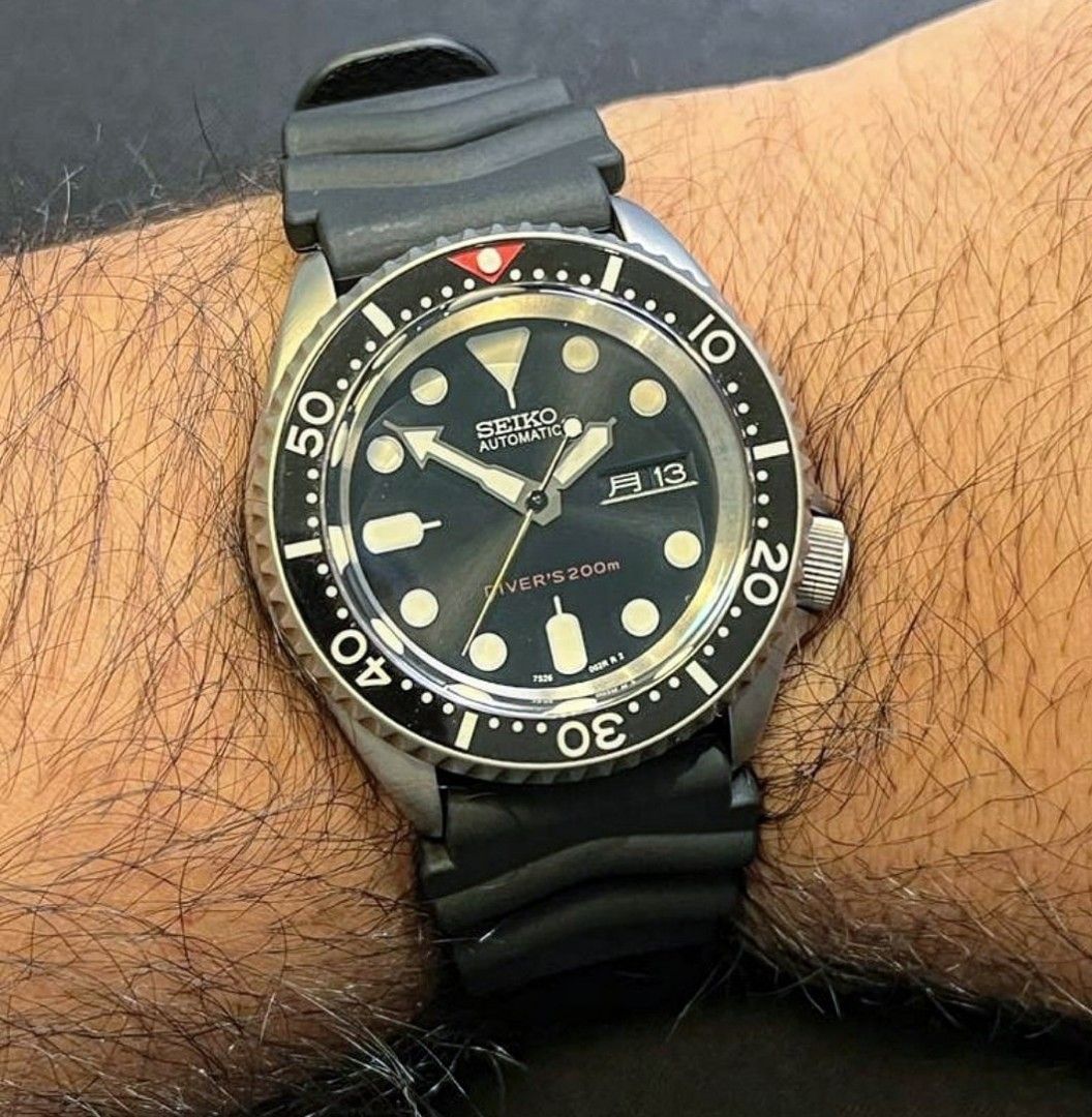 New 20mm 22mm Silicone Rubber Watch Strap Suitable for Seiko SKX 7002 6309 5KX Men s Fashion Watches Accessories Watches on Carousell
