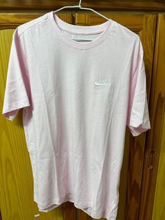 Nike 淡粉 刺繡 上衣
