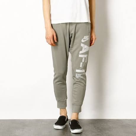 Grey joggers new arrivals af1