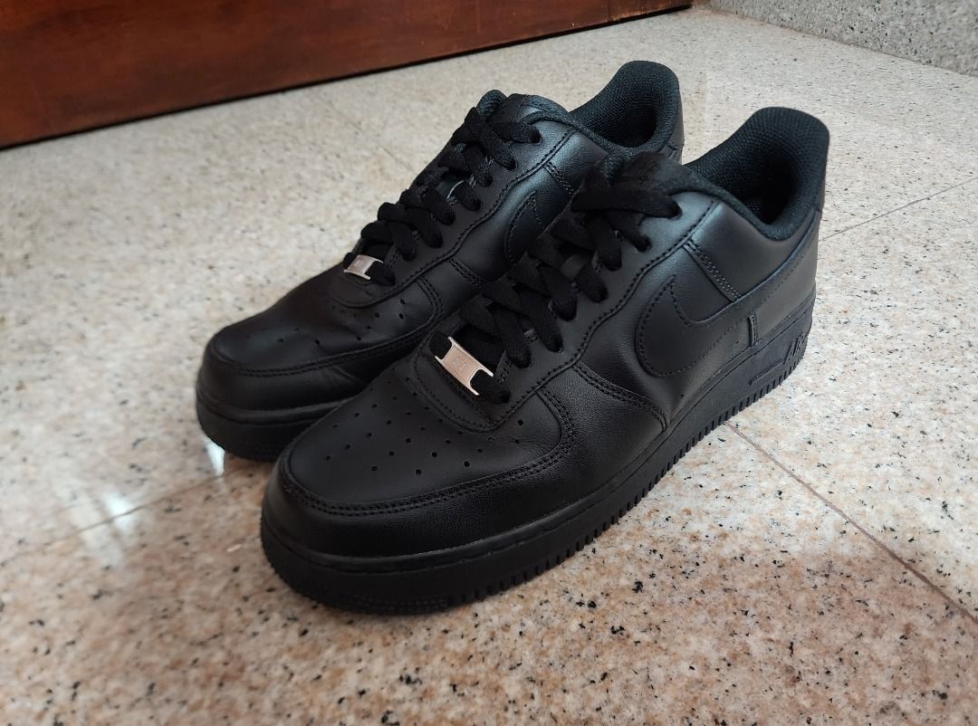 Nike air force 1 black size 9 online