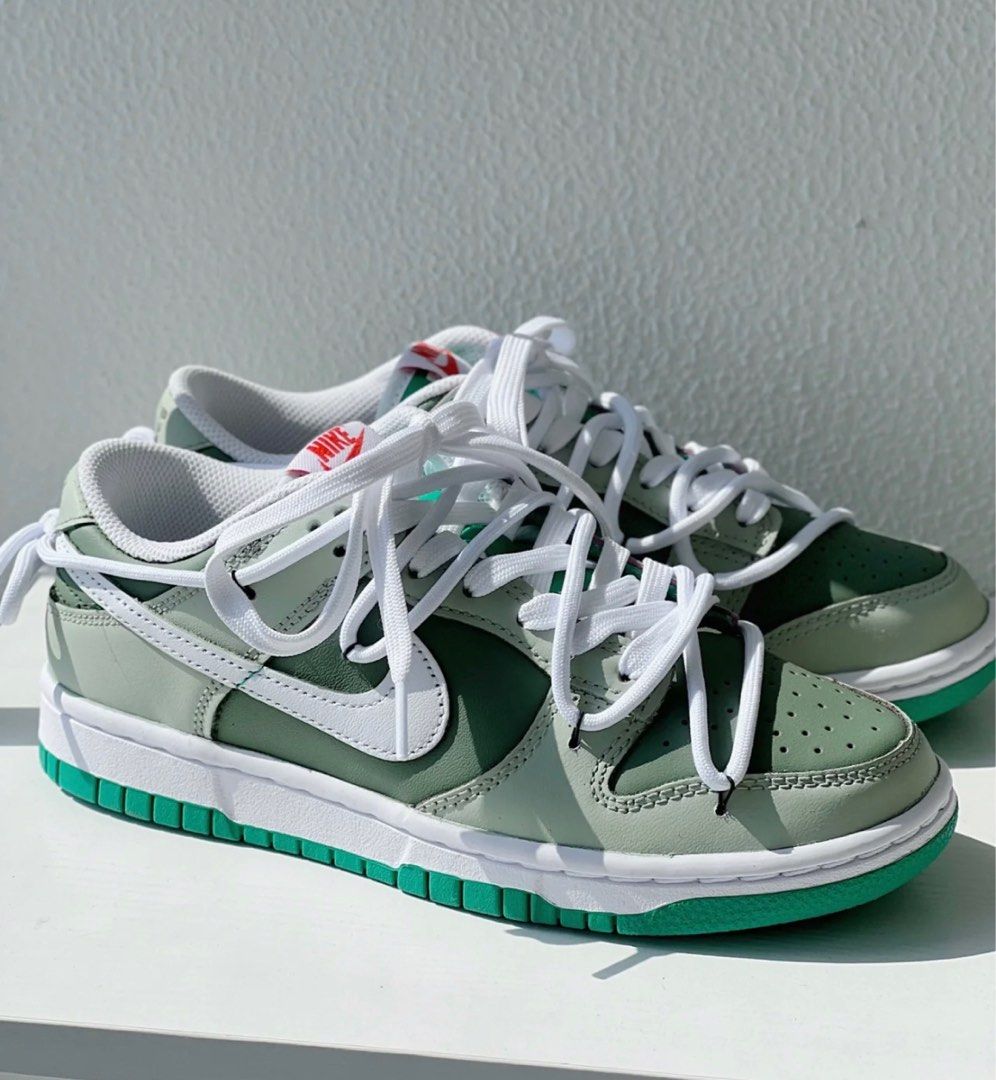 Nike Dunk Low Army Green Women s Fashion Footwear Sneakers on Carousell