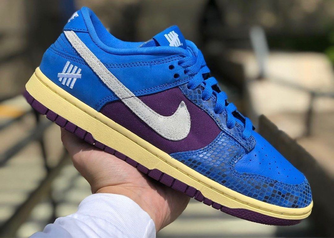 Nike Dunk Low Undefeated Royal Purple, Men's Fashion, Footwear
