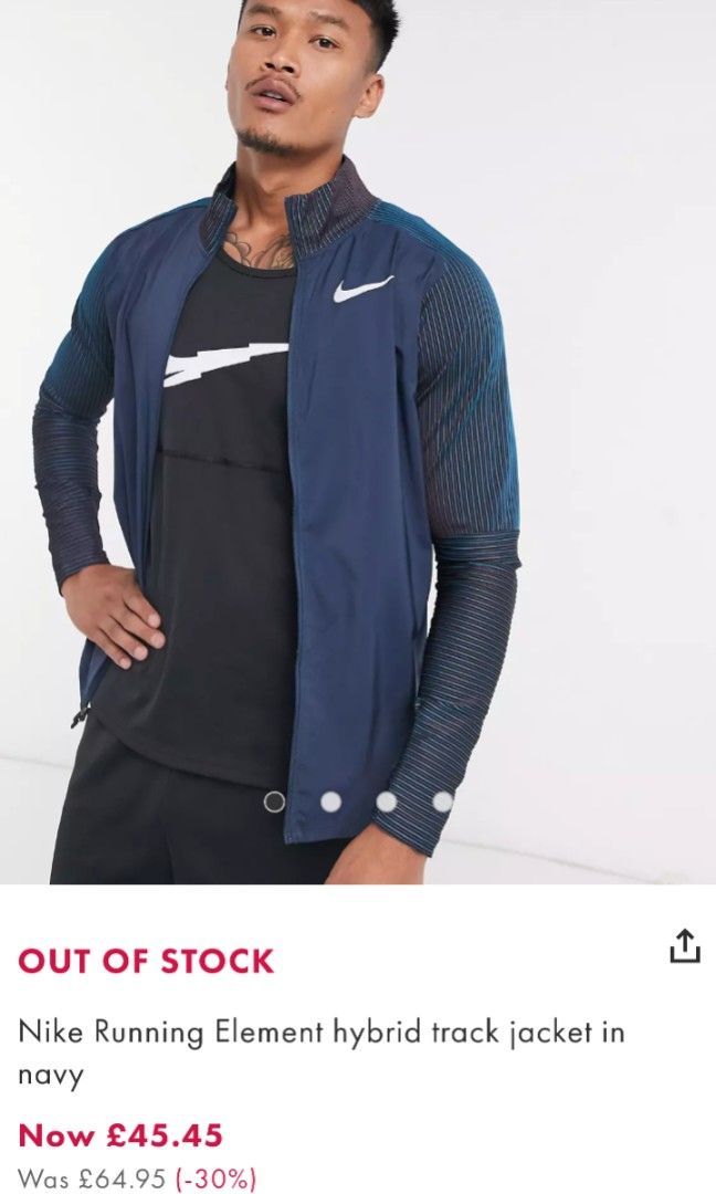 Nike running element outlet hybrid track jacket