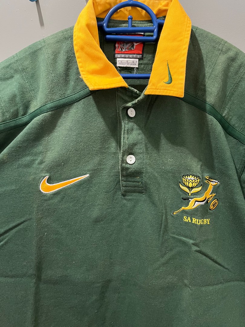 Nike Rugby South African Springboks, Men's Fashion, Tops & Sets