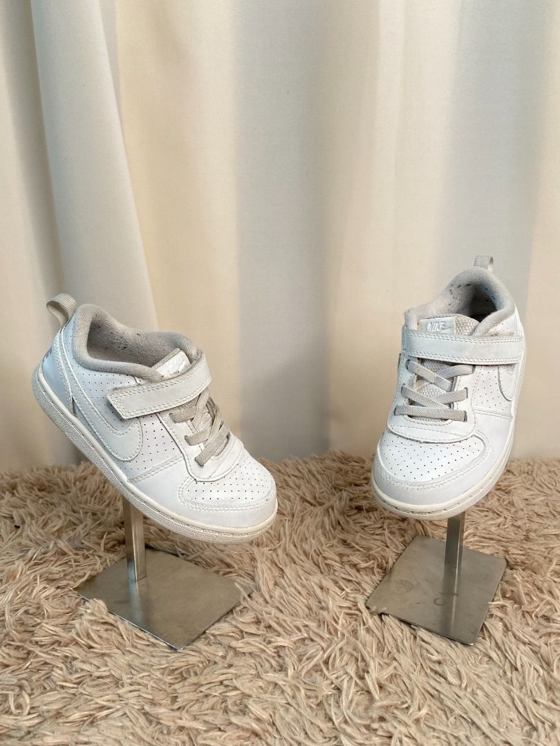 Nike Triple White Low Borough Kids 15cm