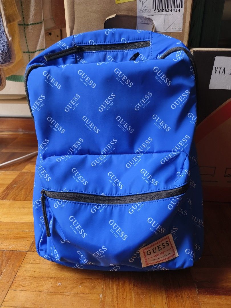 Blue guess best sale backpack