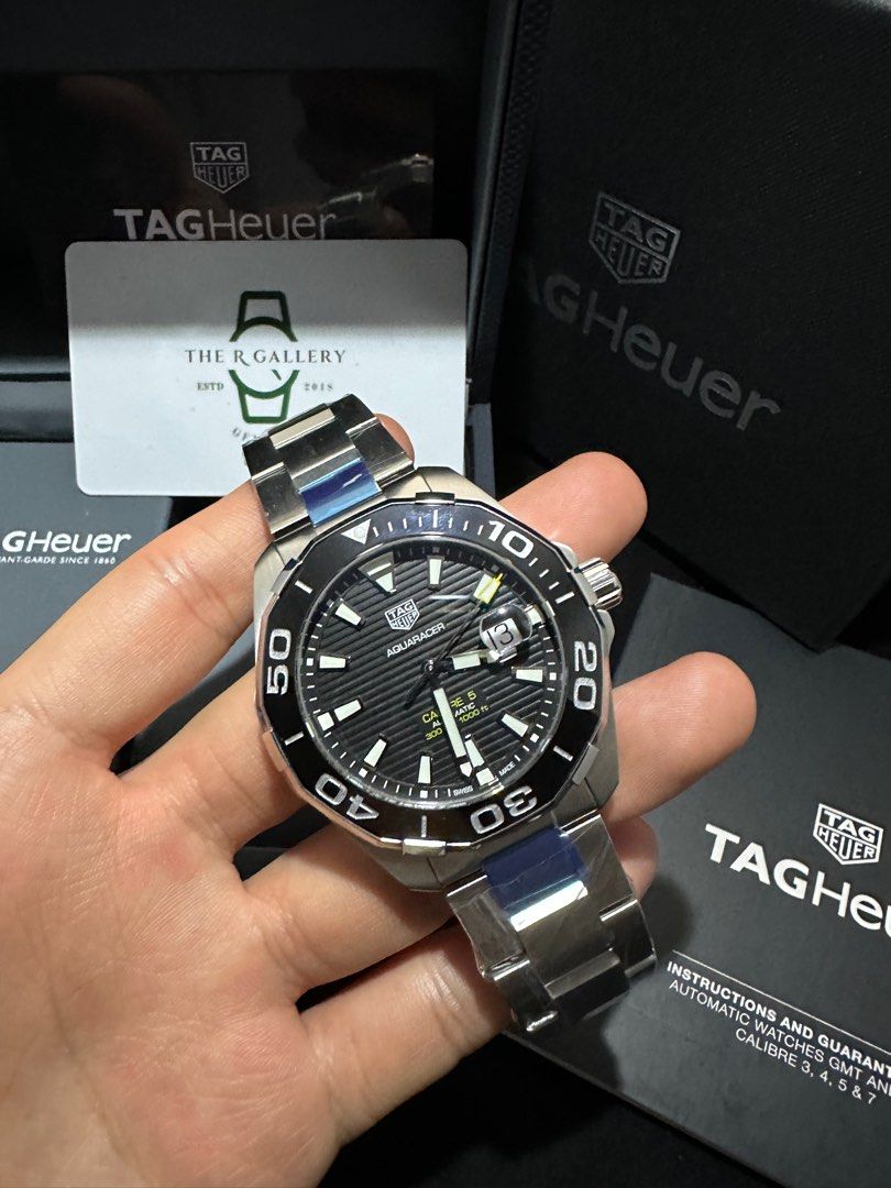 TAG Heuer Aquaracer Watch Calibre 5 Automatic Men 43 mm - WAY201A.FT6142