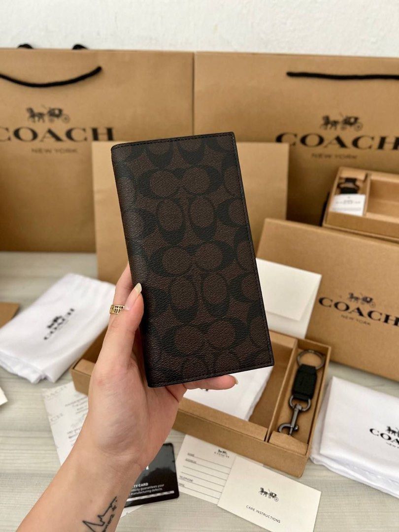 Outlet Ori New Coach Men Wallet Luxury Bags Wallets on Carousell
