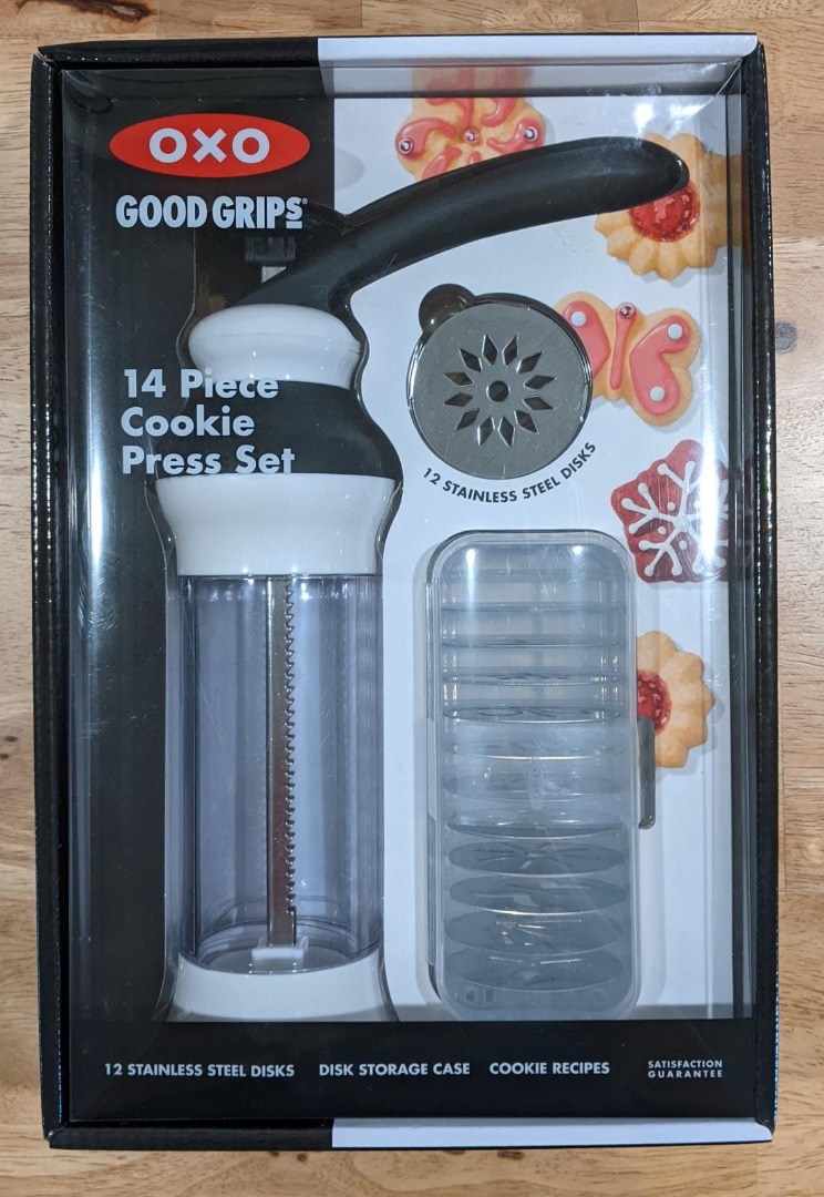  OXO Good Grips 14-Piece Cookie Press Set + OXO Good