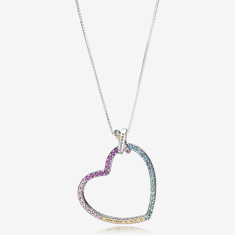 Rainbow on sale necklace pandora