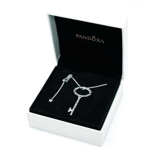 Pandora Authentic Regal Key Pendant Necklace