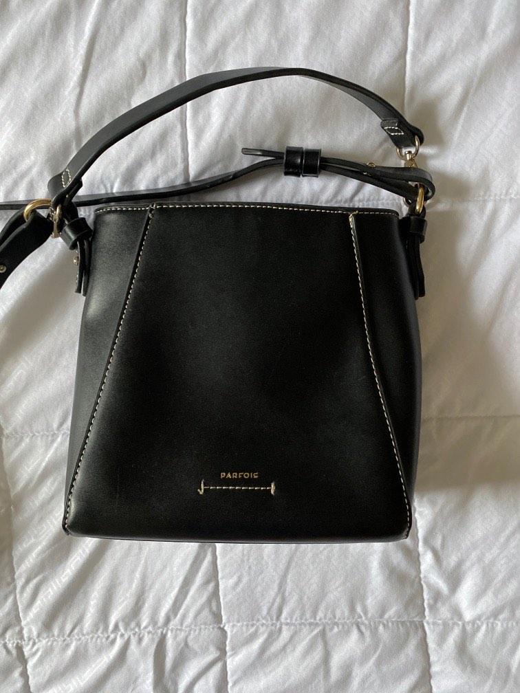 Parfois Black Bucket Bag on Carousell