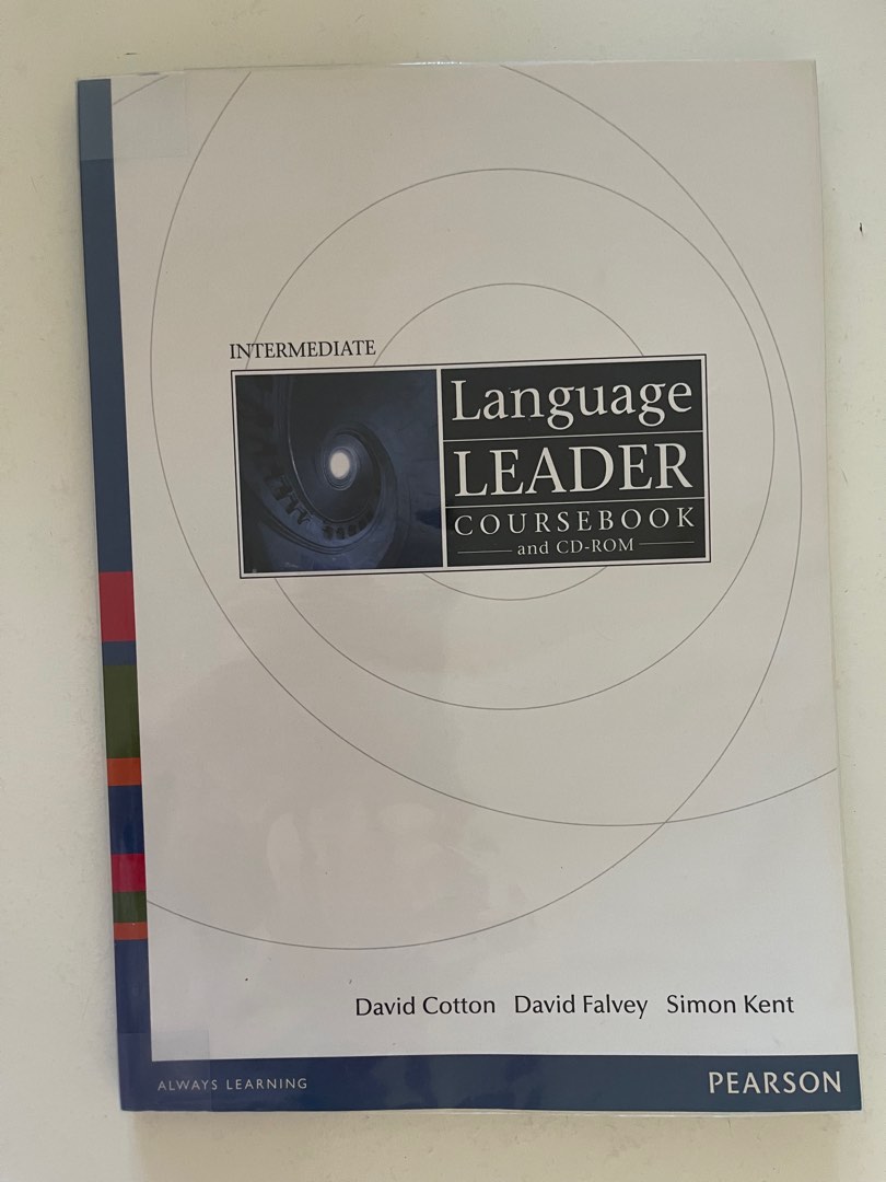 Pearson Language Leader Coursebook Intermediate, 興趣及遊戲, 書本 & 文具, 教科書