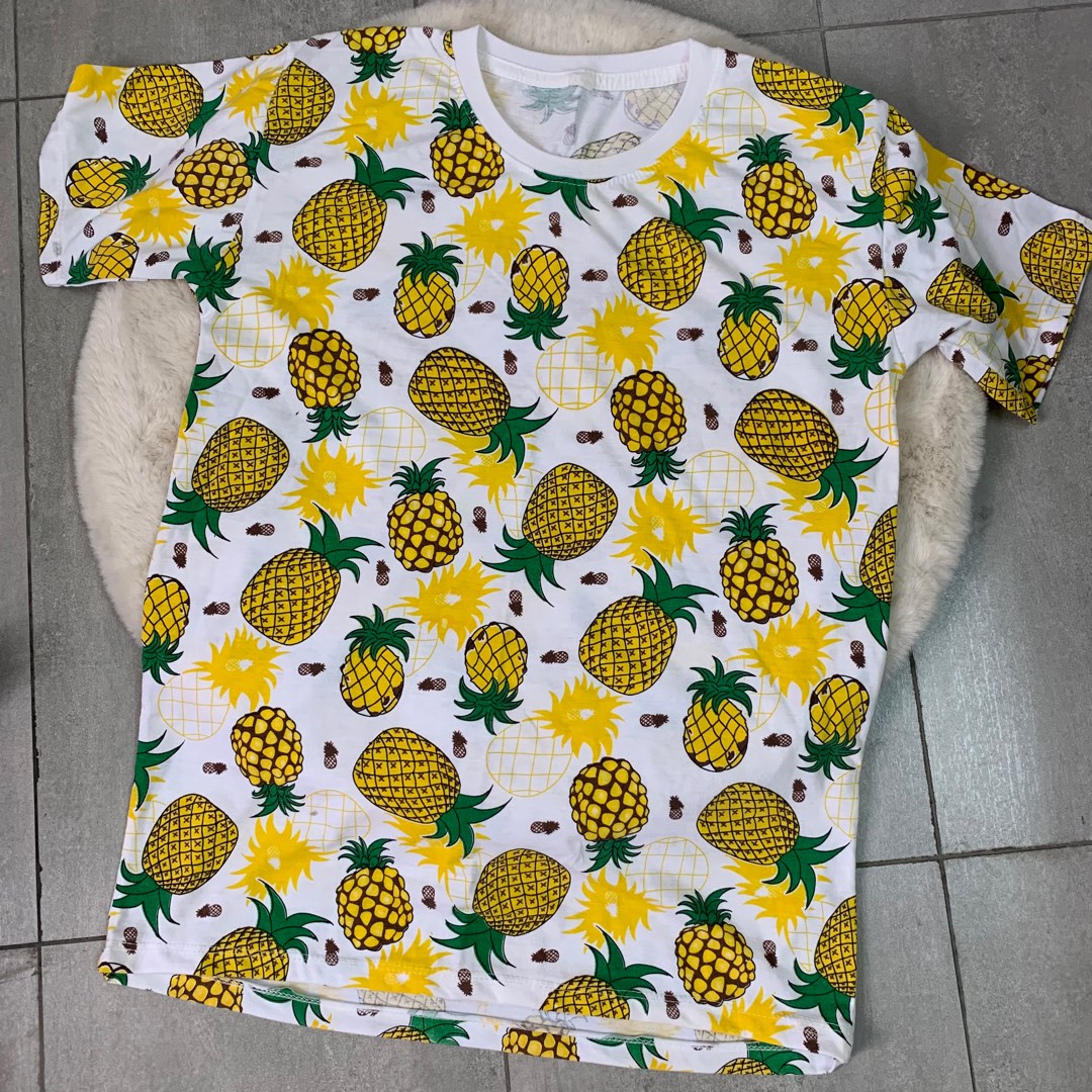 Pineapple shirt, Women's Fashion, Tops, Shirts on Carousell