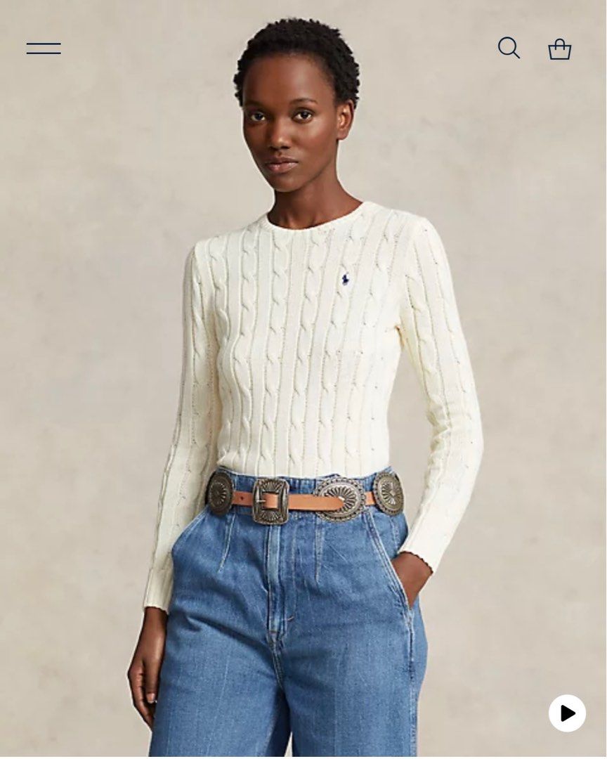 Polo top crewneck sweater