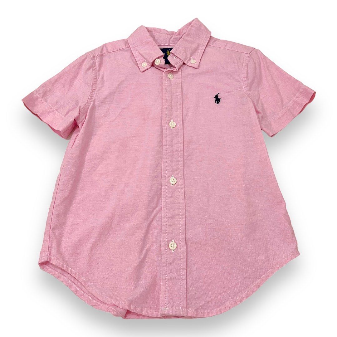Polo Ralph Lauren Kids Pink short sleeve Shirt Babies Kids