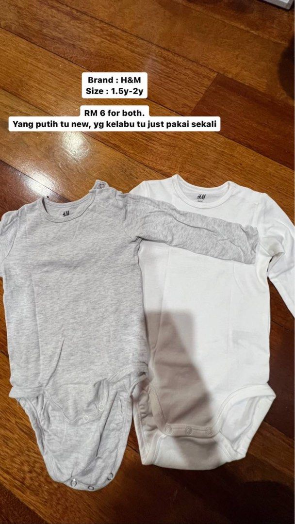 H and m baby romper store