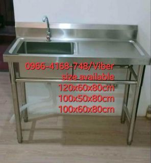 ♦️PORTABLE SINK WITH DETACHABLE STAND/PURE 304  STAINLESS/1MM THICKNESS/BRAND NEW/WITH COMPLETE FITTINGS AND FREE FAUCET/CASH ON DELIVERY/IN STOCK