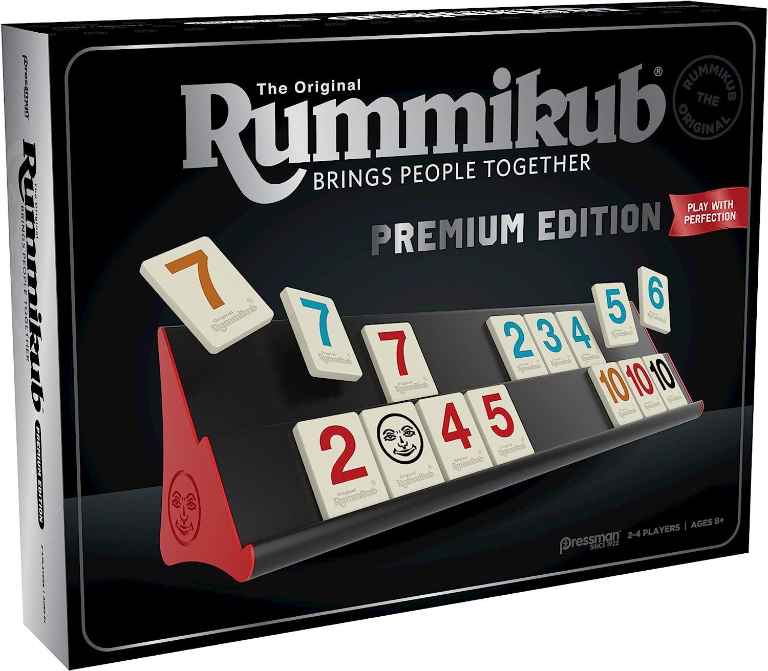 Pressman Rummikub Premium Edition Silver (Features Racks), Hobbies