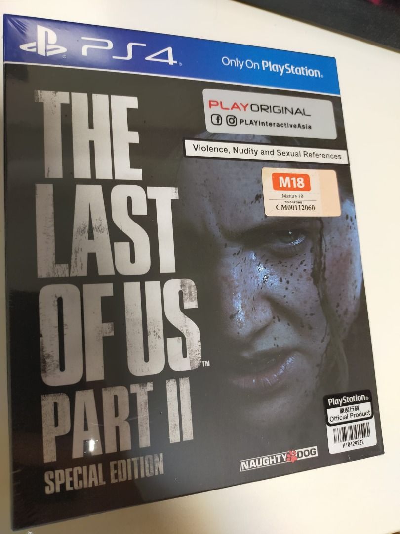 THE LAST OF US PART II 2 SPECIAL EDITION SONY PS4 NEUF VF