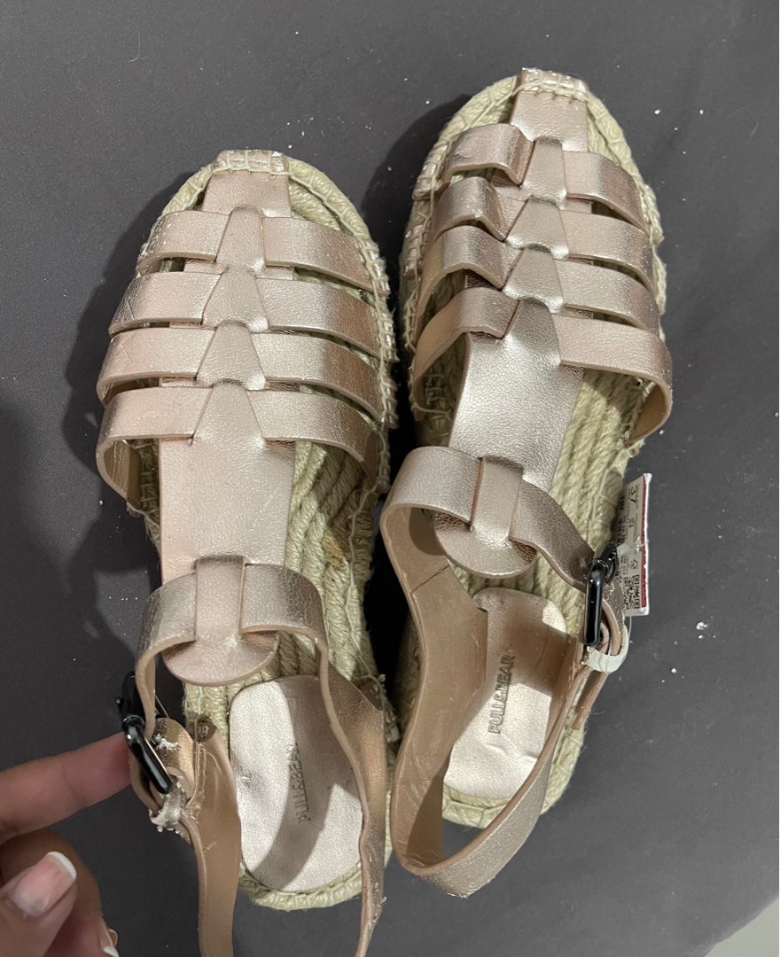 Pull and bear platform sandals cheap