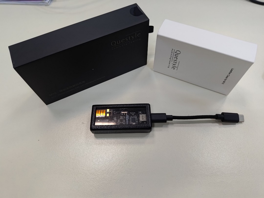 questyle m15 USB-DAC ケース付き - アンプ