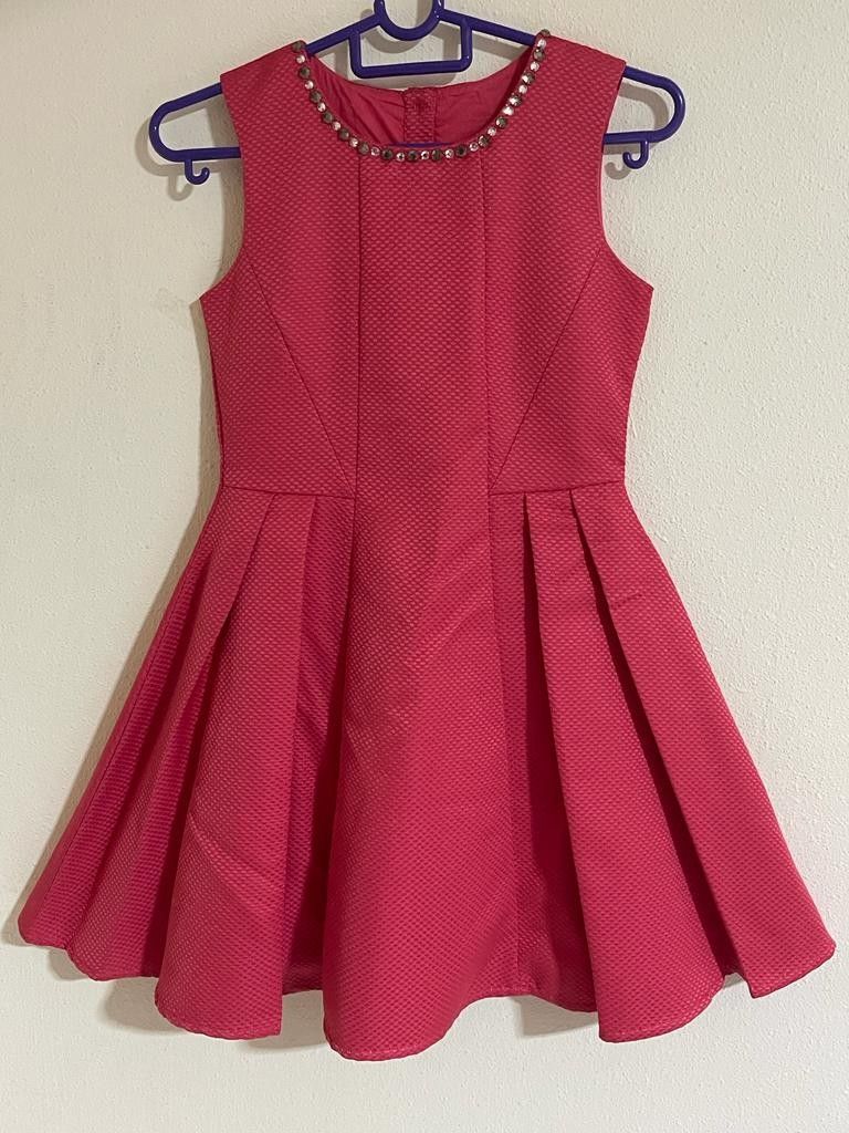 Buy 2 dresses for 15 Red sleeveless summer party girl cotton