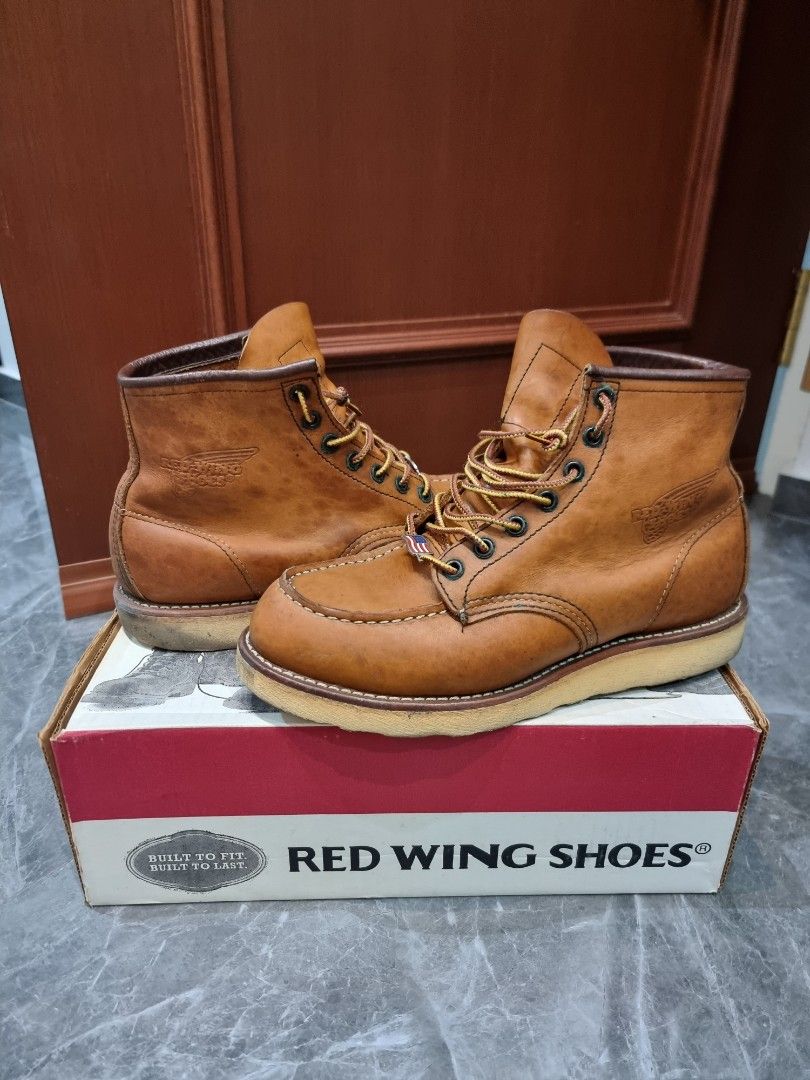 Red Wing MOC Toe Classic boots, Men's Fashion, Footwear, Boots on