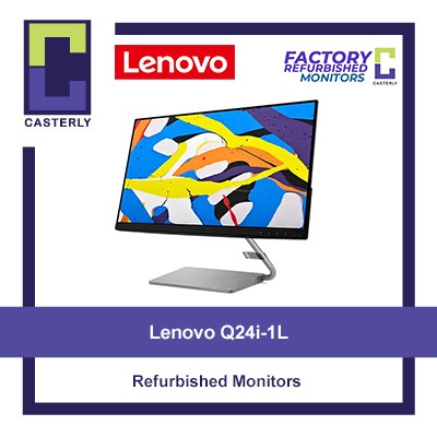 Refurbished] Lenovo Q24i-1L / 23.8 Screens Monitor, Panel Parts Flat Accessories, Monitor Carousell on FHD & Computers Tech, inch 
