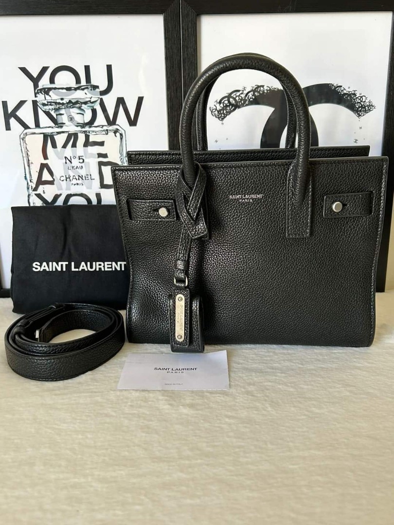 My new YSL Nano Sac De Jour Smooth Leather in Black with GHW