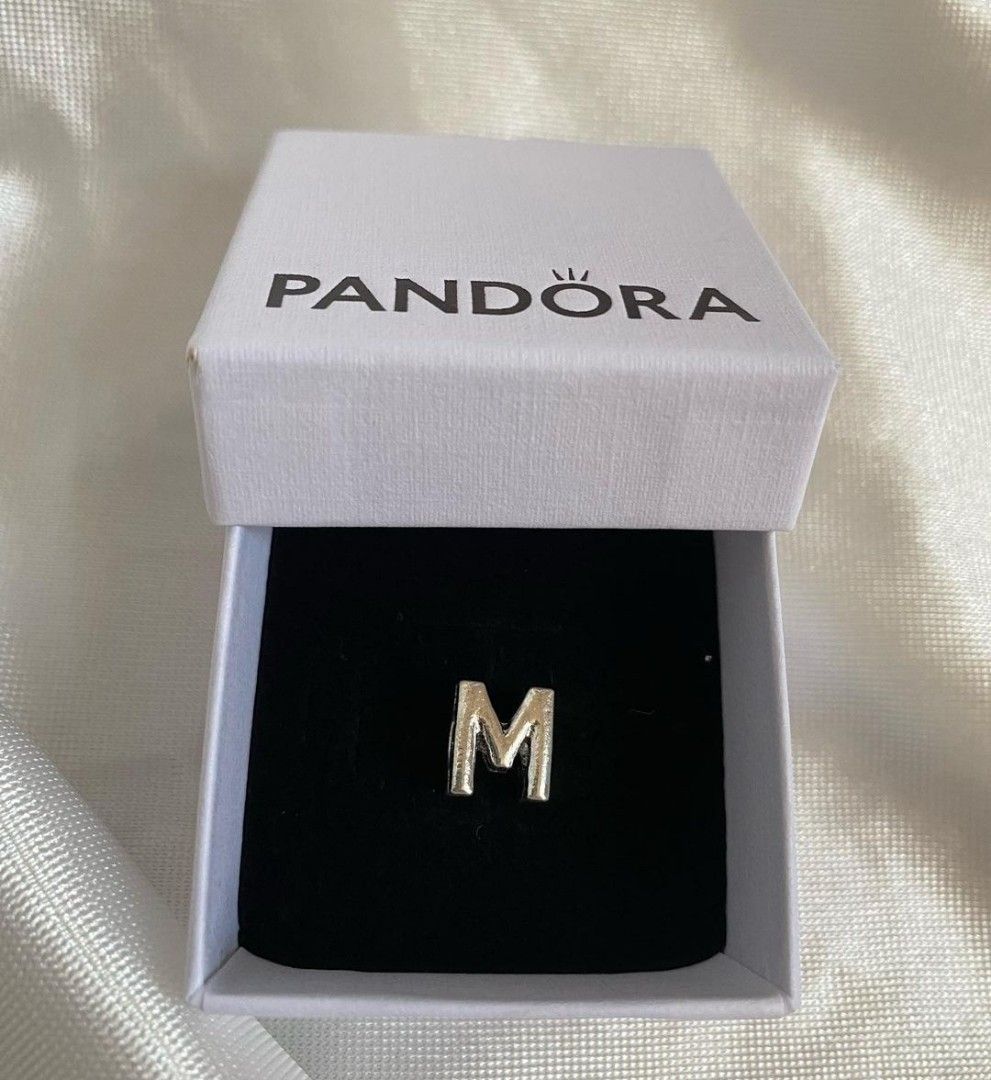 Letter m discount charm pandora