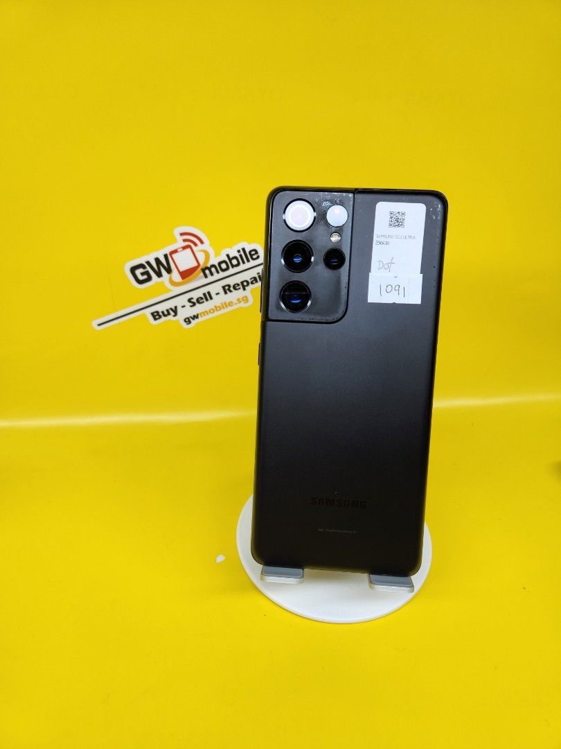 Samsung S21 ultra 5G 256GB black dot 1091, Mobile Phones & Gadgets