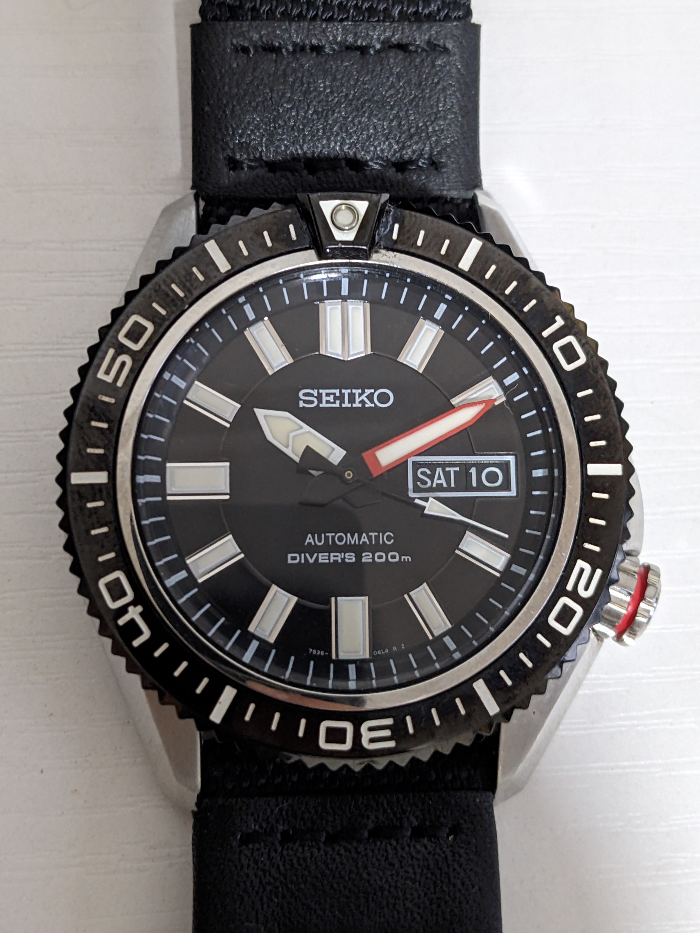 Seiko Stargate SKZ325 7S36 Black Dial Luxury Watches on Carousell