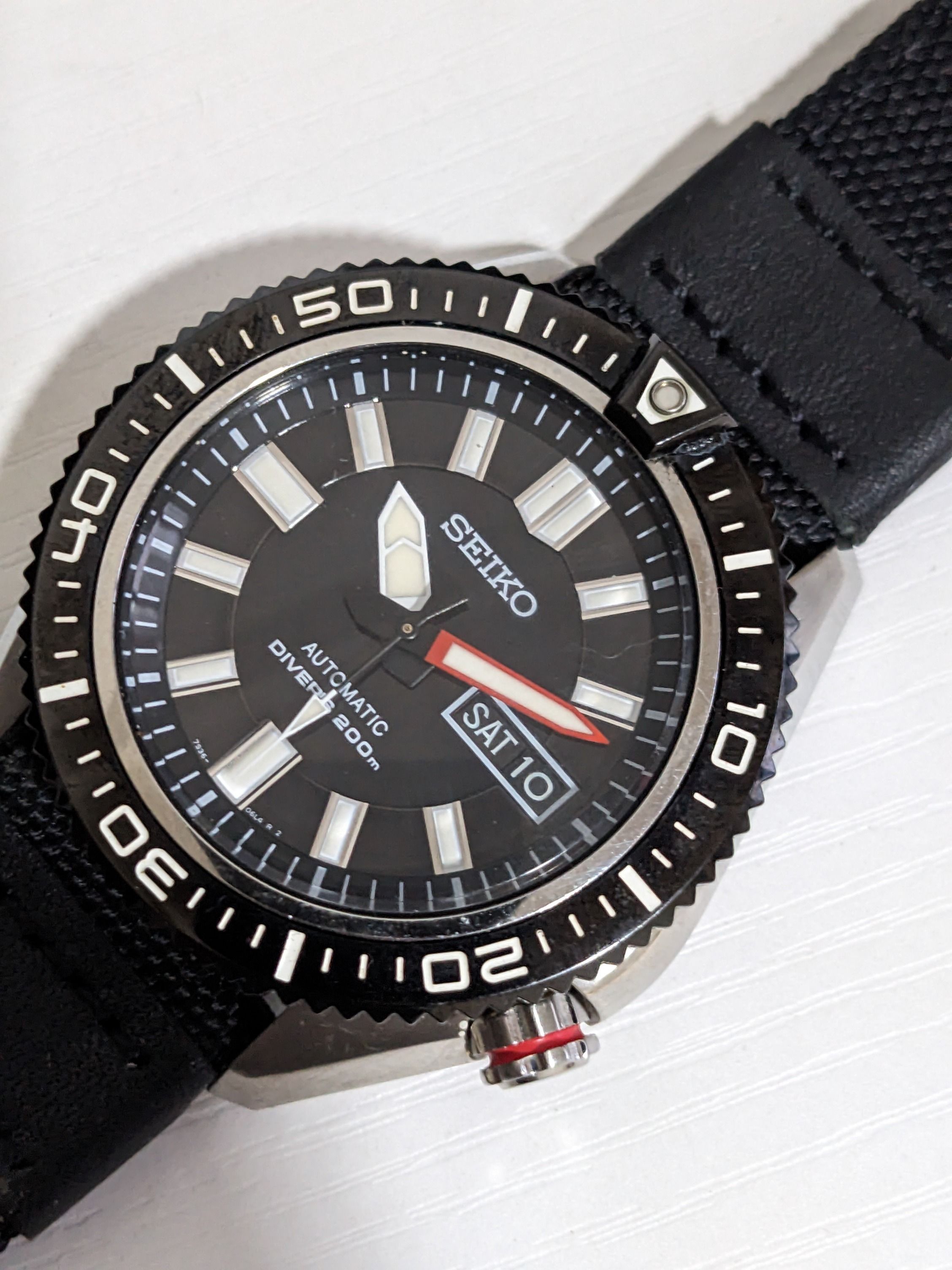 Seiko Stargate SKZ325 7S36 Black Dial Luxury Watches on Carousell